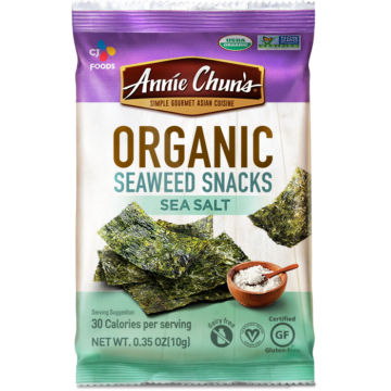 Annie Chun Org Seaweed Snack Sea Salt .16oz