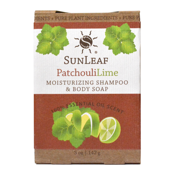 Sunleaf Patchouli Lme Shmpoo Bdy Bar Ogc 5oz