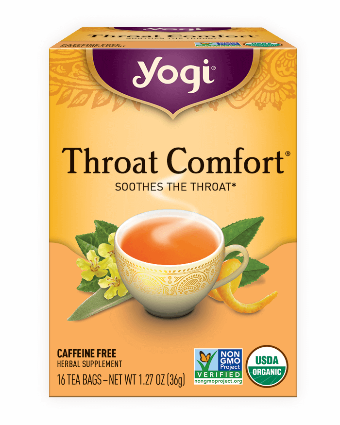 Yogi Tea Throat Comfrt Og 16 Bg