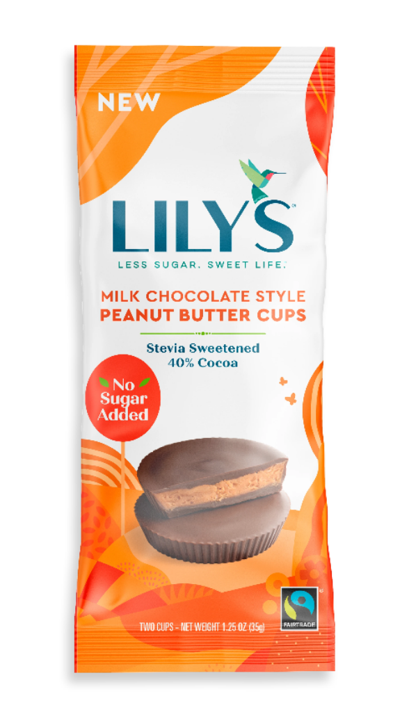 Lilys Milk Choco Peanut Butter Cups Ogc 3.2oz