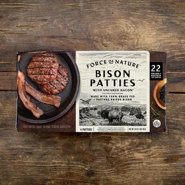 Force of Nature Bison Patties 16 oz