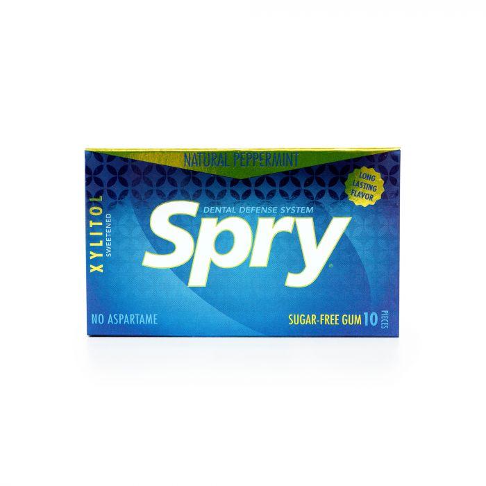 Spry Gum Peppermint 10 Ct