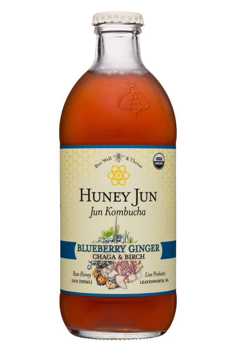 Huney Jun Kmbcha Blueberry Ginger 12 Oz