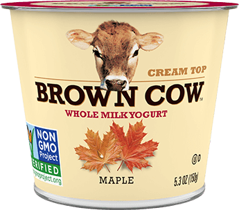 Brown Cow Maple Cream Top Yogrt 5.3 Oz