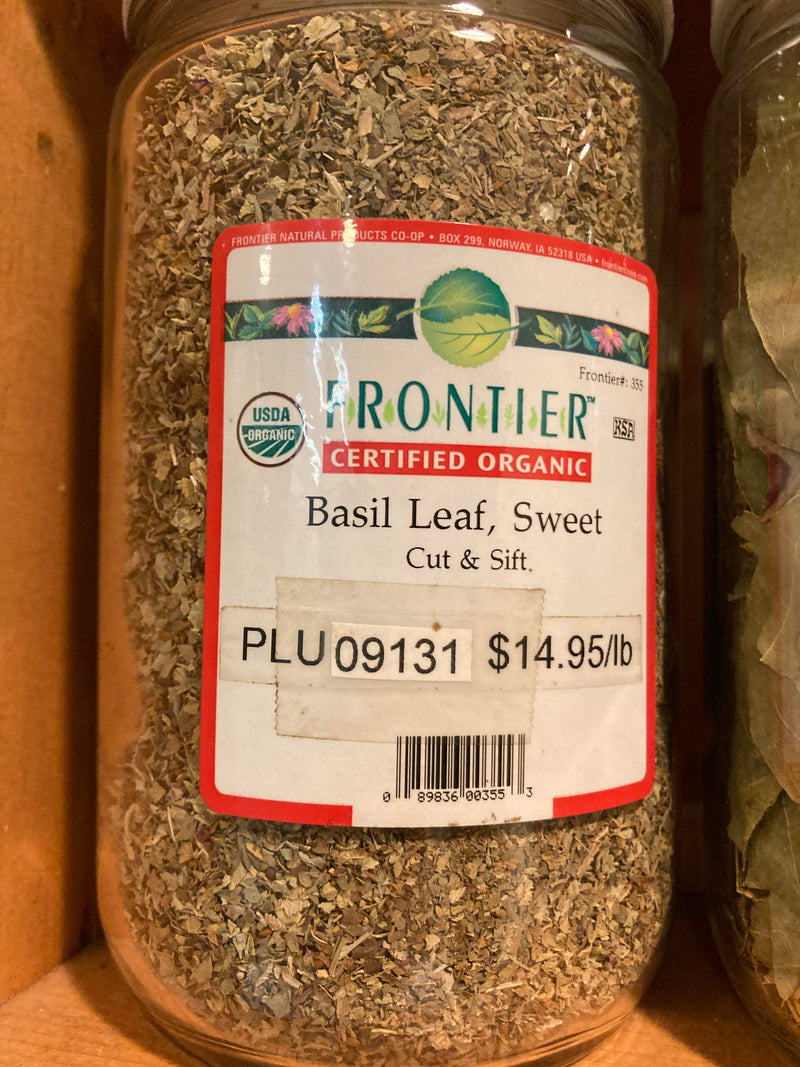 Frontier Basil Leaf $14.95 LB