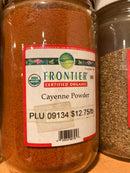 Frontier Cayenne Powder $12.75 LB