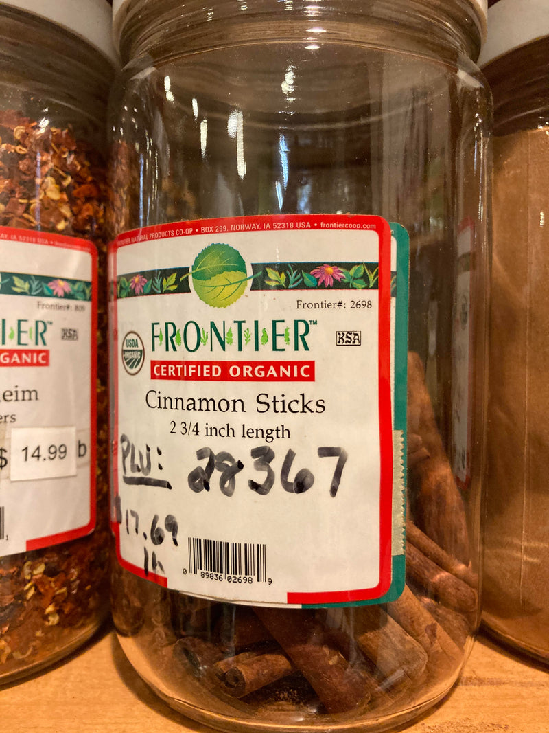 Frontier Cinnamon Sticks $17.69 LB