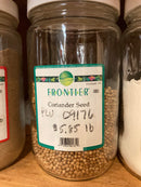 Frontier Coriander Seed $5.85 LB