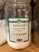 Frontier Cream of Tartar $10.85 LB