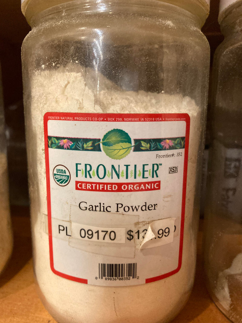 Frontier Garlic Powder $13.99 LB