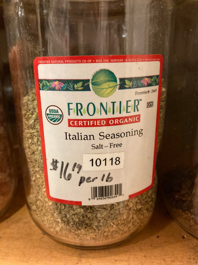 Frontier Italian Seasoning $16.19 LB