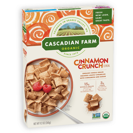 Cascadian Farm Org Cinnamon Crunch Cereal 9.2oz
