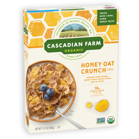 Cascadian Farm Org Honey Oat Crunch 13.5oz