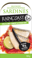 Raincoast Sardines Chili Lime 4.2 Oz