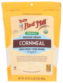Bobs Red Mill Organic Medium Cornmeal 24oz
