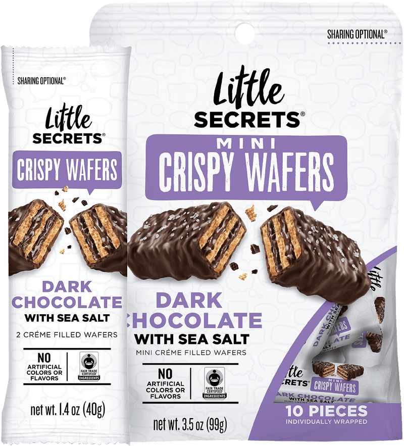 Little Secrets Dark Choc Crispy Wafer 1.4oz