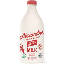 Alexandre Org A2 Whole Milk 6% 48oz