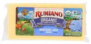 Rumiano Org Monterey Jack Cheese 8 Oz