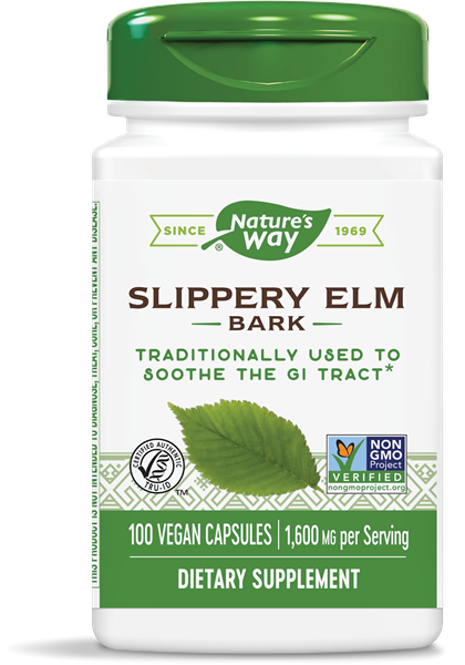 Nature's Way Slippery Elm Bark 100 capsules