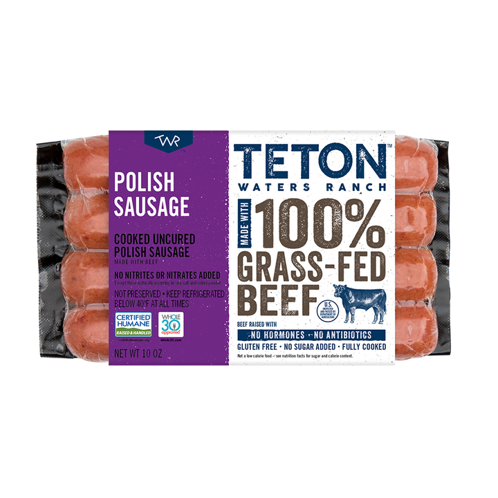 Teton Waters Beef Polish Sausage