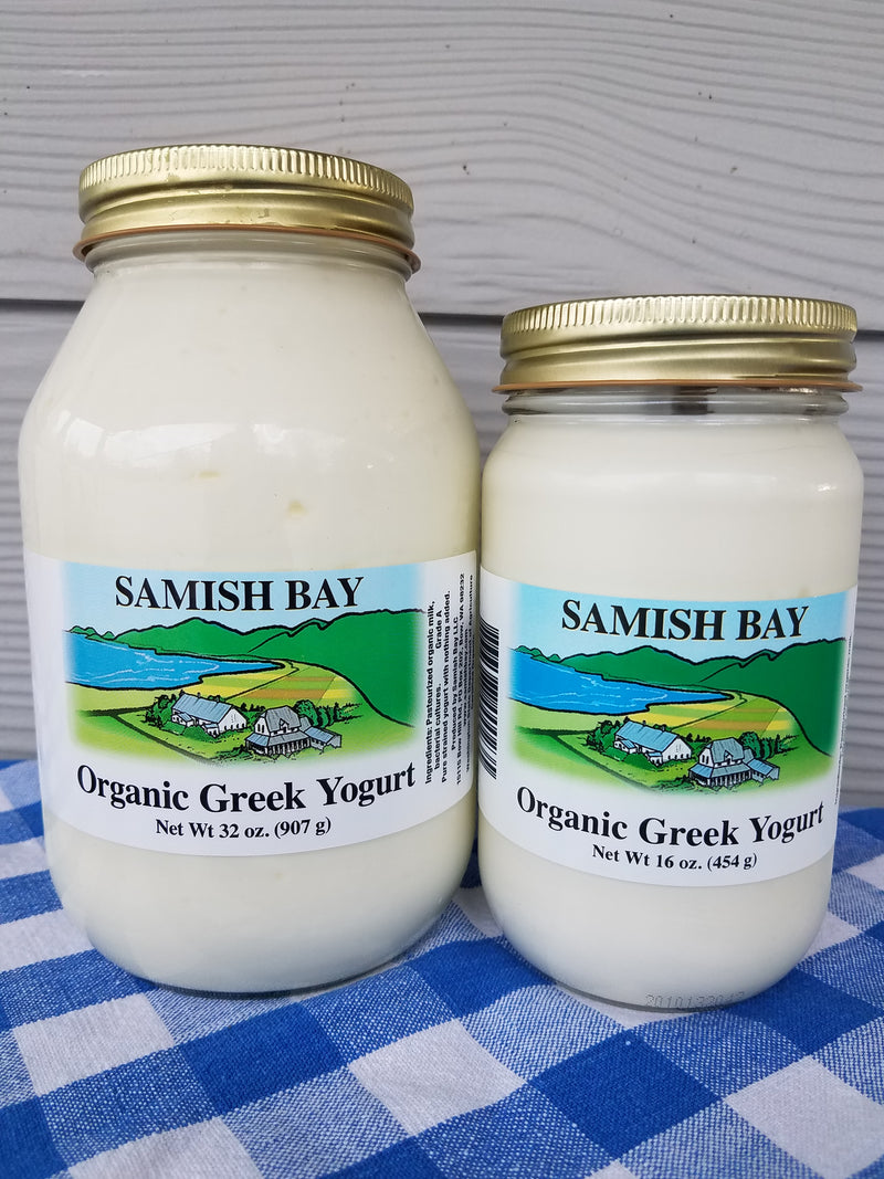 Samish Bay Org Greek Yogurt 32 Oz