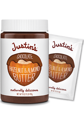 Justins Choc Hazlnut Almnd Butter Ogc 1.15 Oz