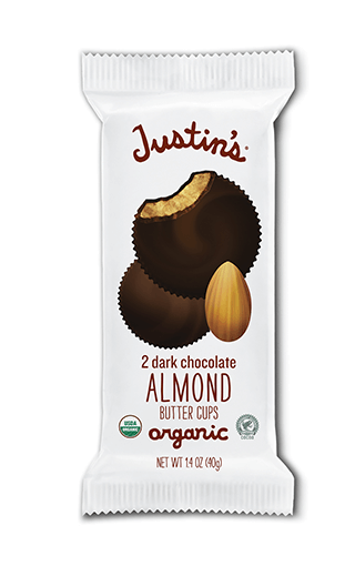 Justins Dark Choco Almond Bttr Cups Og 1.4 Oz