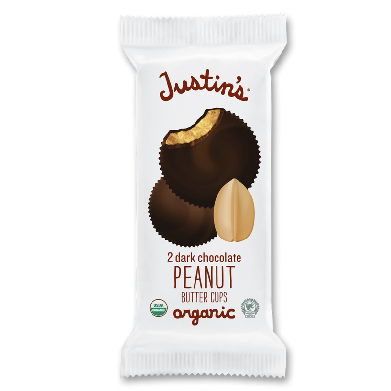 Justin's Org Dark Chocolate Peanut Butter Cup 1.32oz