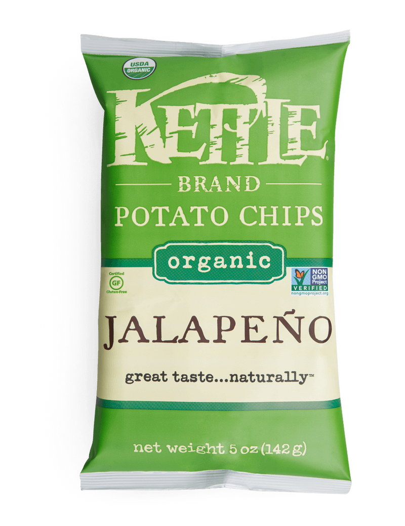 Kettle Org Pot Chip Jalapeno Og 5 Oz