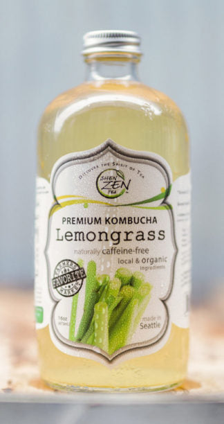 Shen Zen Tea Lemongrass Kombucha 16oz