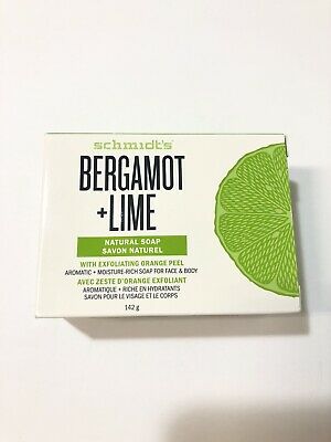 Schmidts Bar Soap Bergamot and Lime 5 Oz