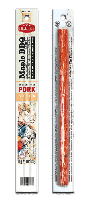 Field Trip Maple Bbq Pork Stick 1 Oz