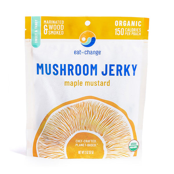 Eat the Change Maple Mustart Mushroom Jerky 2oz