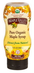 Maple Valley Maple Syrup Org 12oz