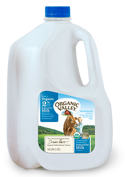 Org Valley Milk 2% Og 128 Oz