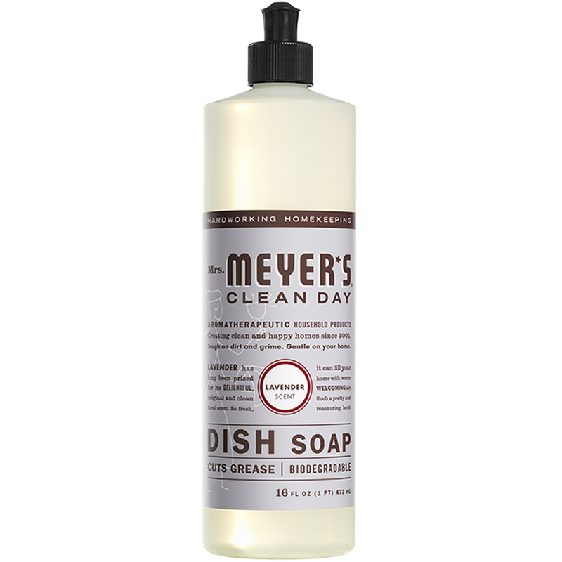 Mrs Meyers Dish Soap Liq Lavender 16 Oz