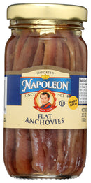 Napoleon Anchovies In Glass 3.5 Oz