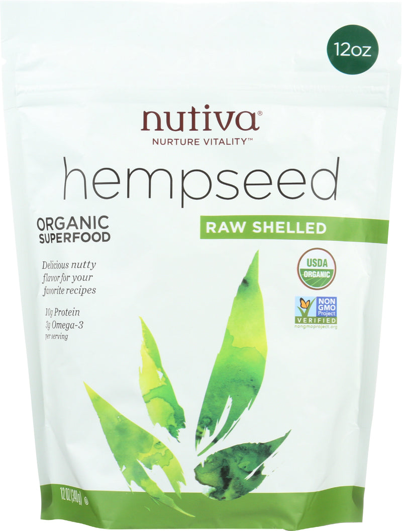 Nutiva Hemp Seed Shelled Og 12 Oz