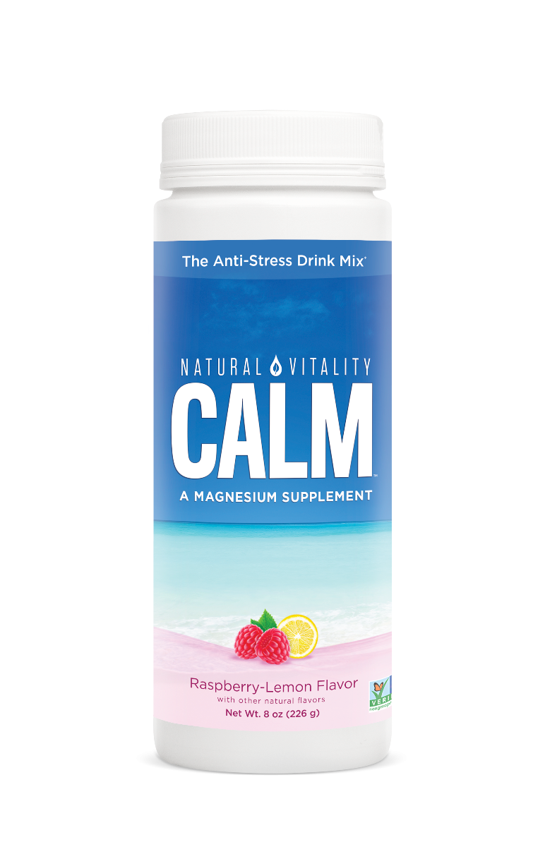 Natural Vitality Nat Calm Rspbry Lmn Ogc 8 Oz
