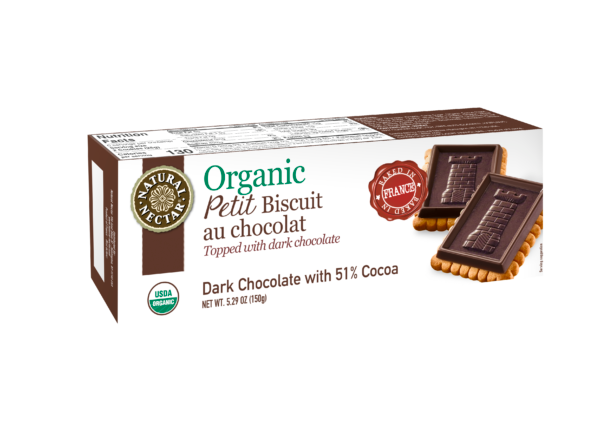 Natural Nectar Org Petit Biscuit au chocolate 5.29oz