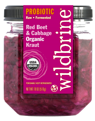 Wildbrine Org Beet Cabbage Sauerkraut 18 Oz
