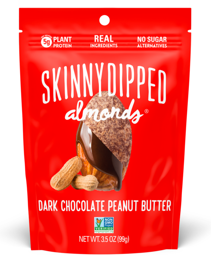 Skinny Dipped Almonds Dark Chocolate Peanut Butter 3.5oz