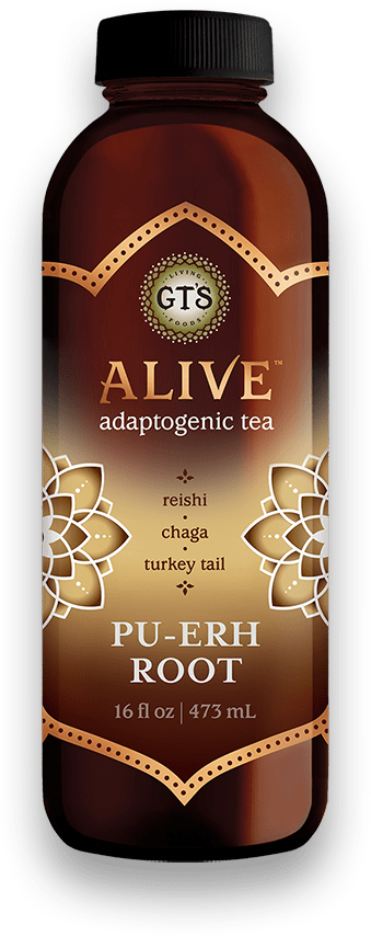 Gts Alive Adaptogenic Tea Pu-erh Rt Ogc 16 Oz