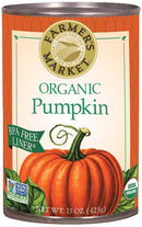 Farmers Market Pumpkin Canned Og 15 Oz