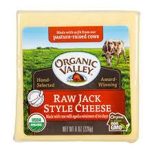 Org Valley Raw Jack Style Cheese Og 8 Oz