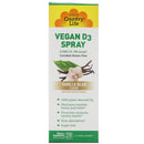 Country Life Vegan D3 Spray Vanilla Bn .81 OZ