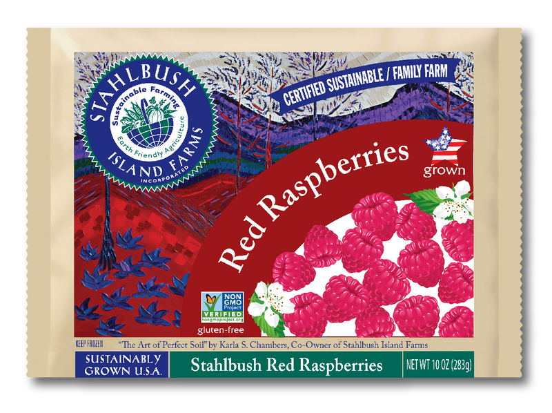 Stahlbush Red Raspberries 10 Oz