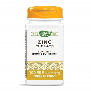 Nature's Way Zinc Chelate 100 capsules